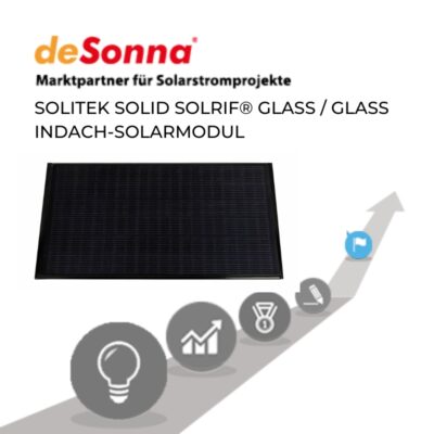 SoliTek SOLID Solrif® Glass / Glass - Indach-Solarmodul