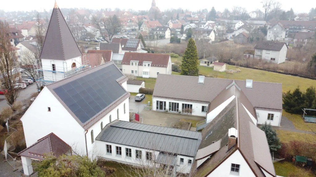 Hoffnungskirche Buchloe – Solrif Indach-PV
